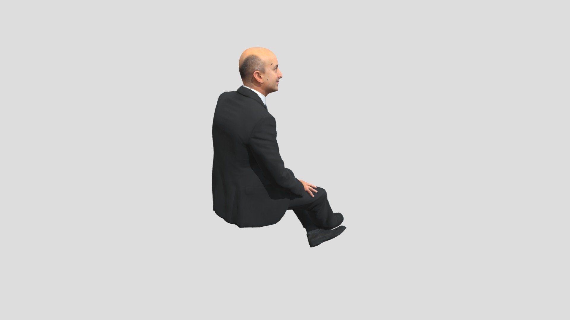 3d model for your design - Business Man Sitting 02 - 3D model by suasanakreasi 3d model