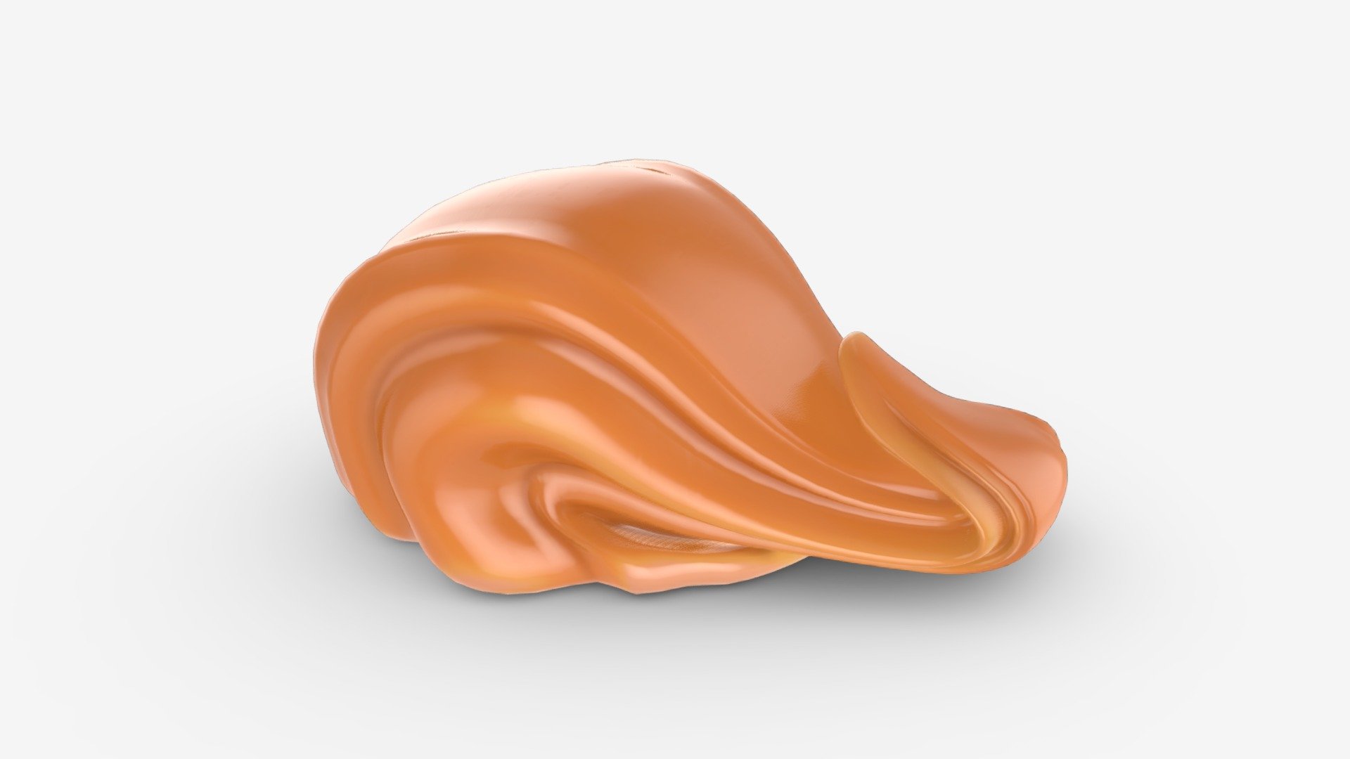 Melted Creme Caramel 01 - Buy Royalty Free 3D model by HQ3DMOD (@AivisAstics) 3d model