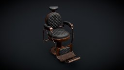 Barber Chair vintage, barber, props, chair