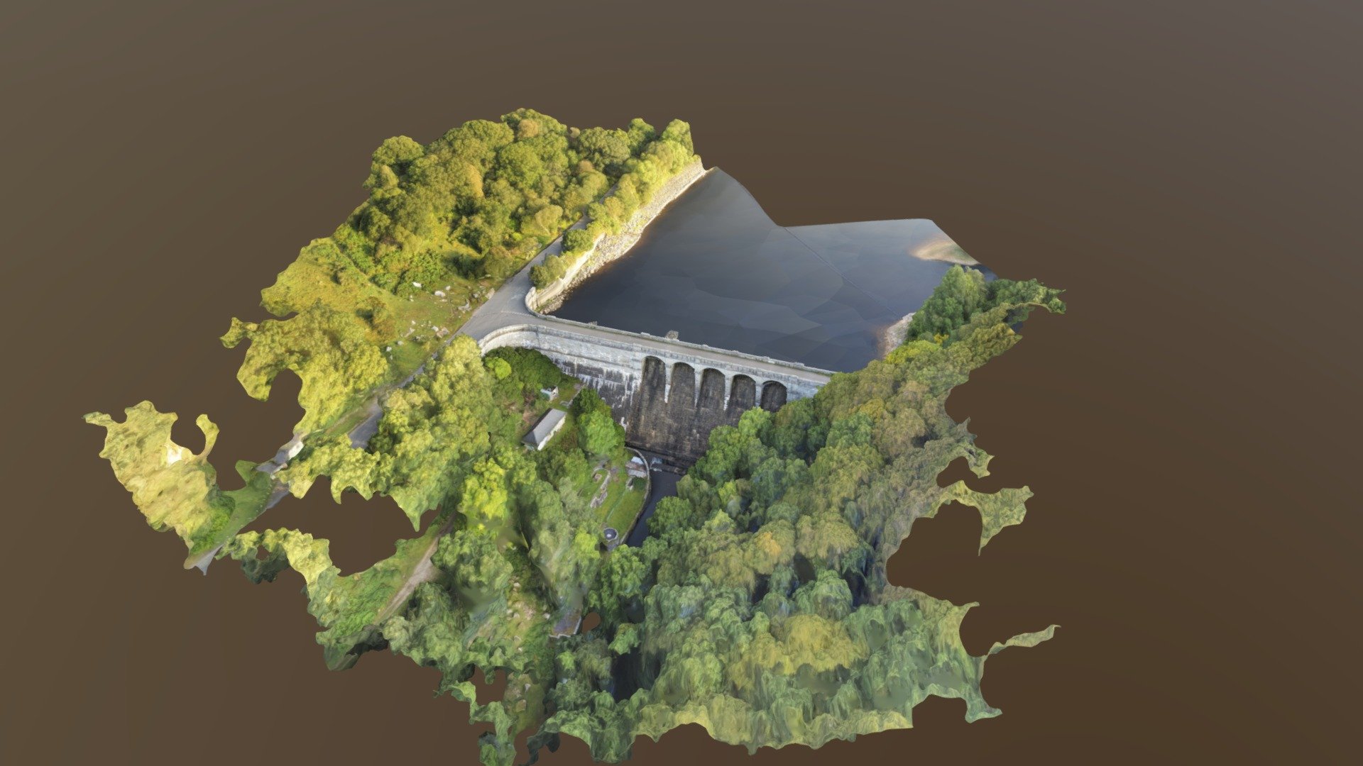 Burrator Reservoir Dam Structure, South Devon

Low Resolution 3D capture of as-built structure from late 19th century: https://en.wikipedia.org/wiki/Burrator_Reservoir

Time to digitise your land? https://www.theblackarrows.co.uk - Burrator Reservoir Dam, South Devon - 3D model by theblackarrows 3d model