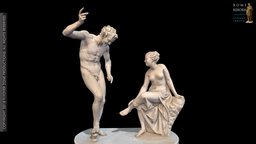 Faun and Nymph rome, faun, dance, nymph, greek-hellenistic, roman-greco-roman