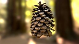 Large Pinecone 2 forest, pine, 3dprintable, 3dprinting, nature, pinecone, pinetree, photogrammetry