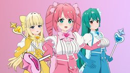 Tres Magia (Mahou Shoujo ni Akogarete) animecharacter, mahoushoujoniakogarete, anime-2024winter