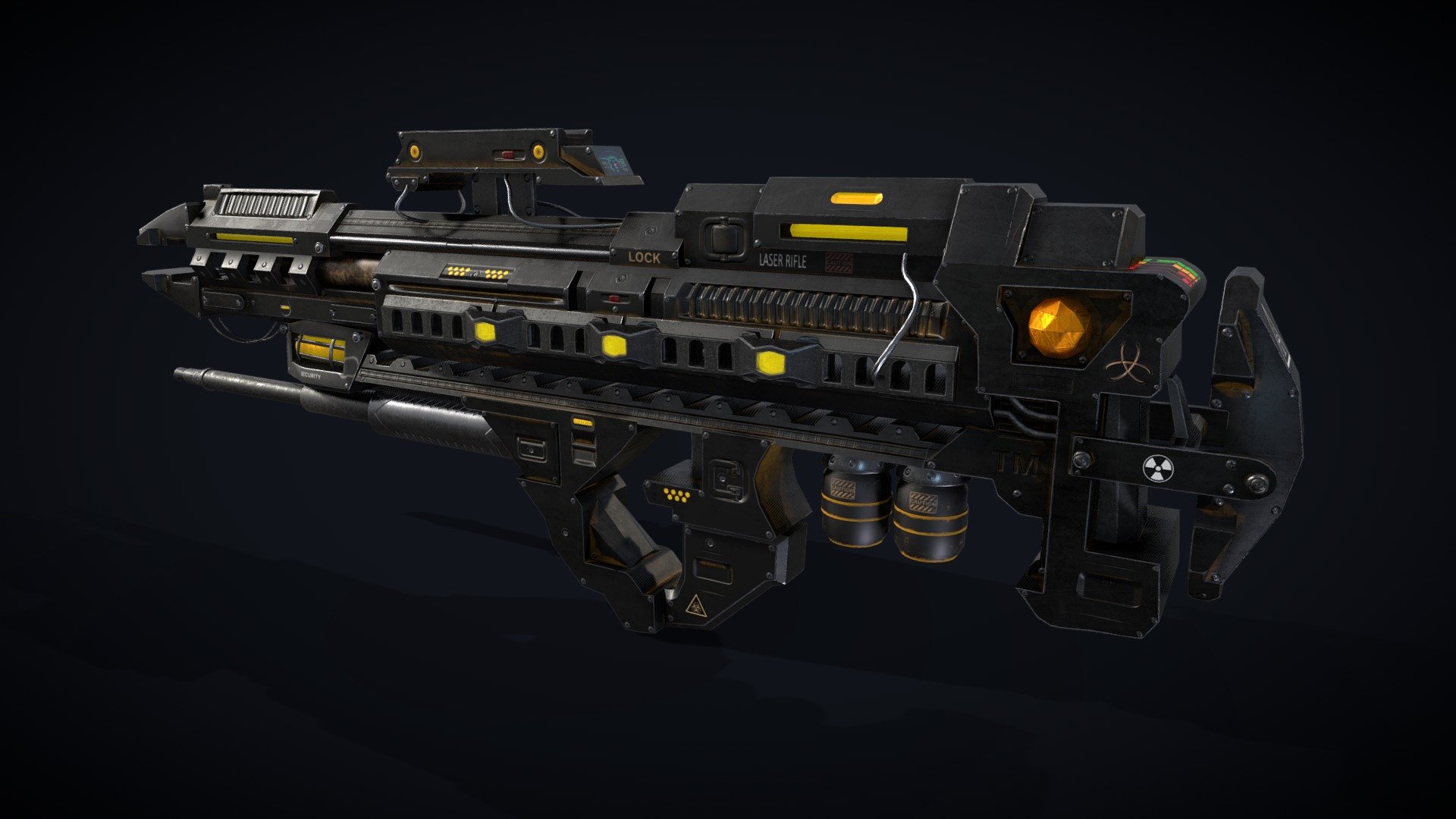 Sci-fi Rifle  ready for games

Rigg and animation will be add soon

Hope you like it............... 3d model