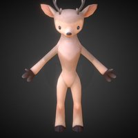 Deer Doll toon, animals, deer