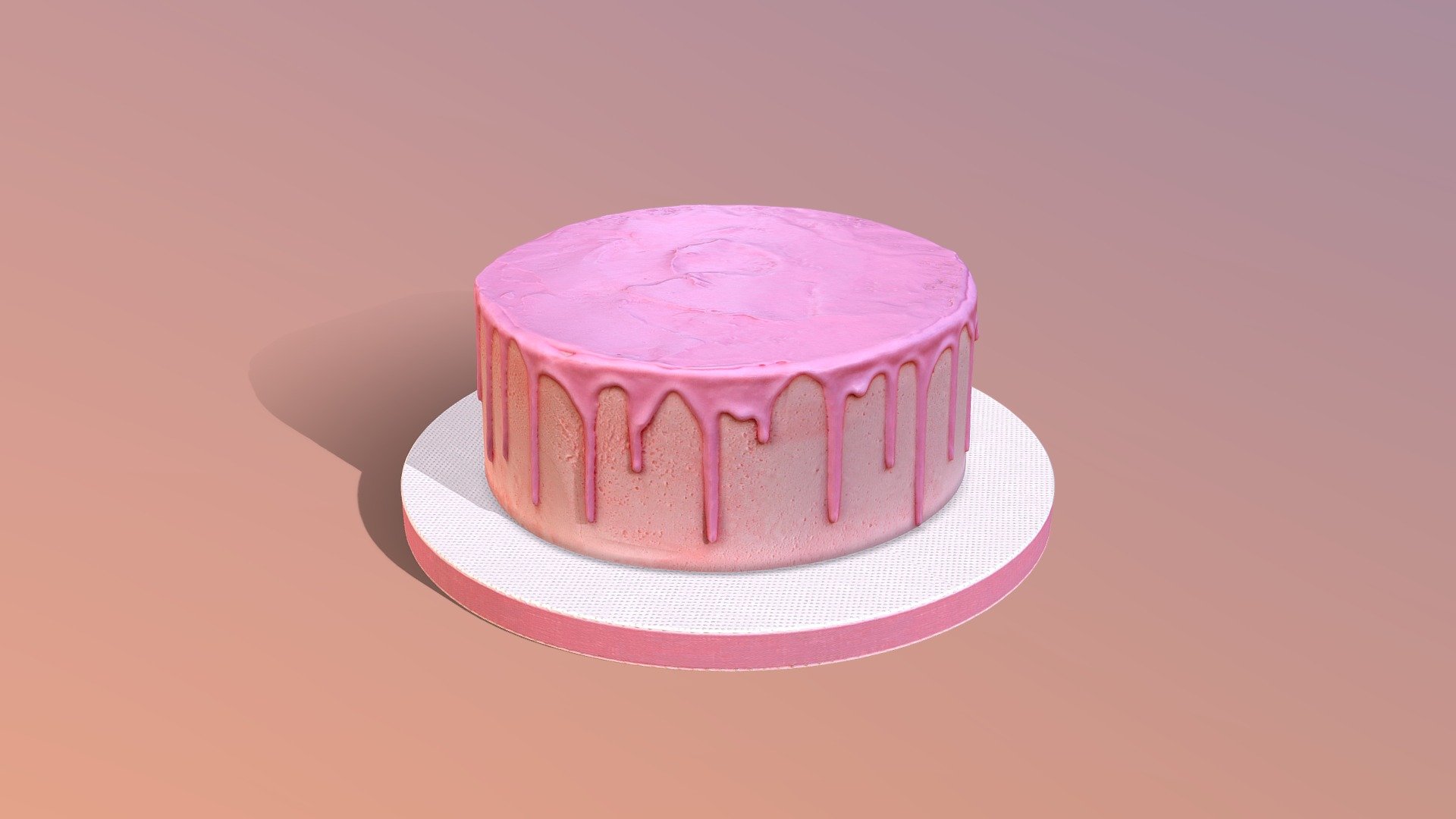 This Plain Pink Drip Cake model was created using photogrammetry which is made by CAKESBURG Premium Cake Shop in the UK. You can purchase real cake from this link: https://cakesburg.co.uk/products/naked-drip-cake-with-personalised-glitter-cardstock-topper?_pos=17&amp;_sid=830fc62ab&amp;_ss=r

Textures 4096*4096px PBR photoscan-based materials Base Color, Normal Map, Roughness) - Plain Pink Drip Cake - Buy Royalty Free 3D model by Cakesburg Premium 3D Cake Shop (@Viscom_Cakesburg) 3d model