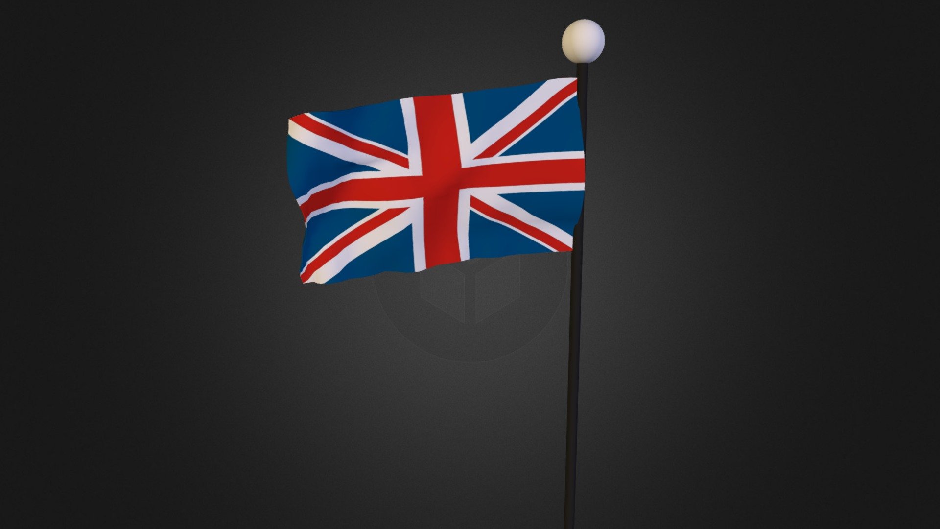 Uk Flag simulation 
baked simulation
no need to re-sim
Download Model from www.StockCG.com - UK flag - 3D model by stockcg 3d model