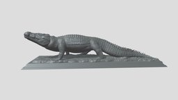 Crocodile crocodile, lizard, miniature, decor, statue, animal, sculpture