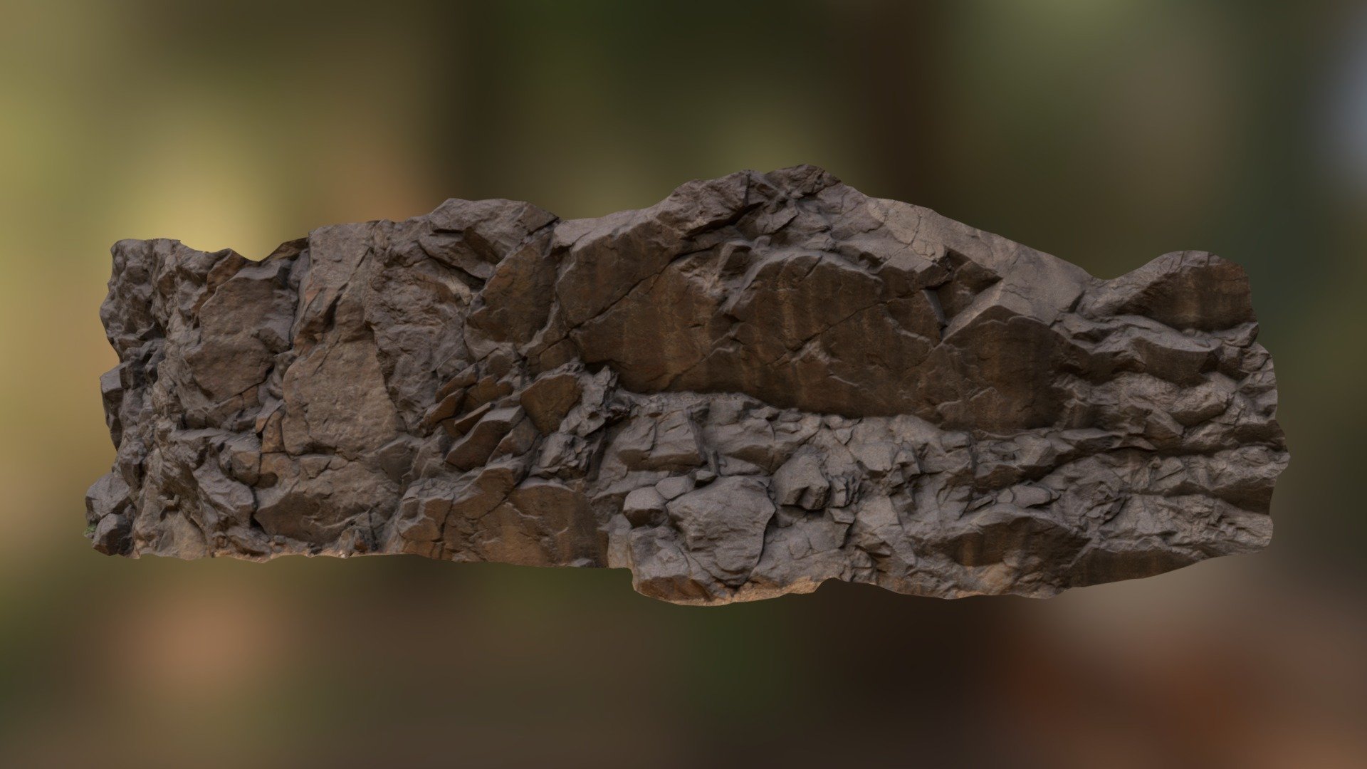 A cliff sculpted by blasting charges in a disused Australian quarry. Textures are sharp in 4k, include a Basecolor, Normal(dx format), Roughness, Height, Ambient Occlusion and Cavity. All maps have been provided in 16bit PNG as well as jpeg 3d model