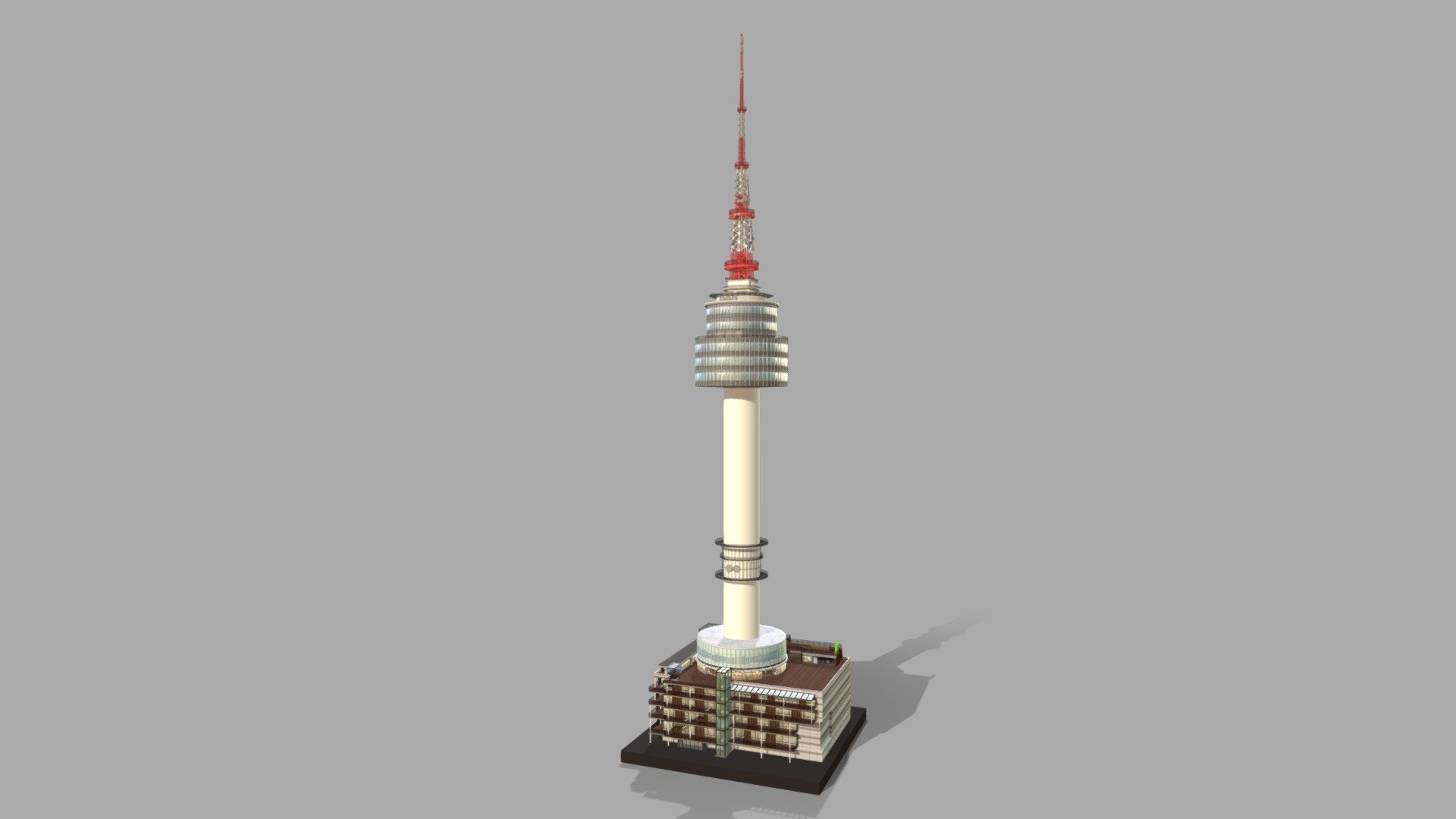 ELVIS Nseoul Tower - Buy Royalty Free 3D model by Elvis0529 (@junha0529) 3d model