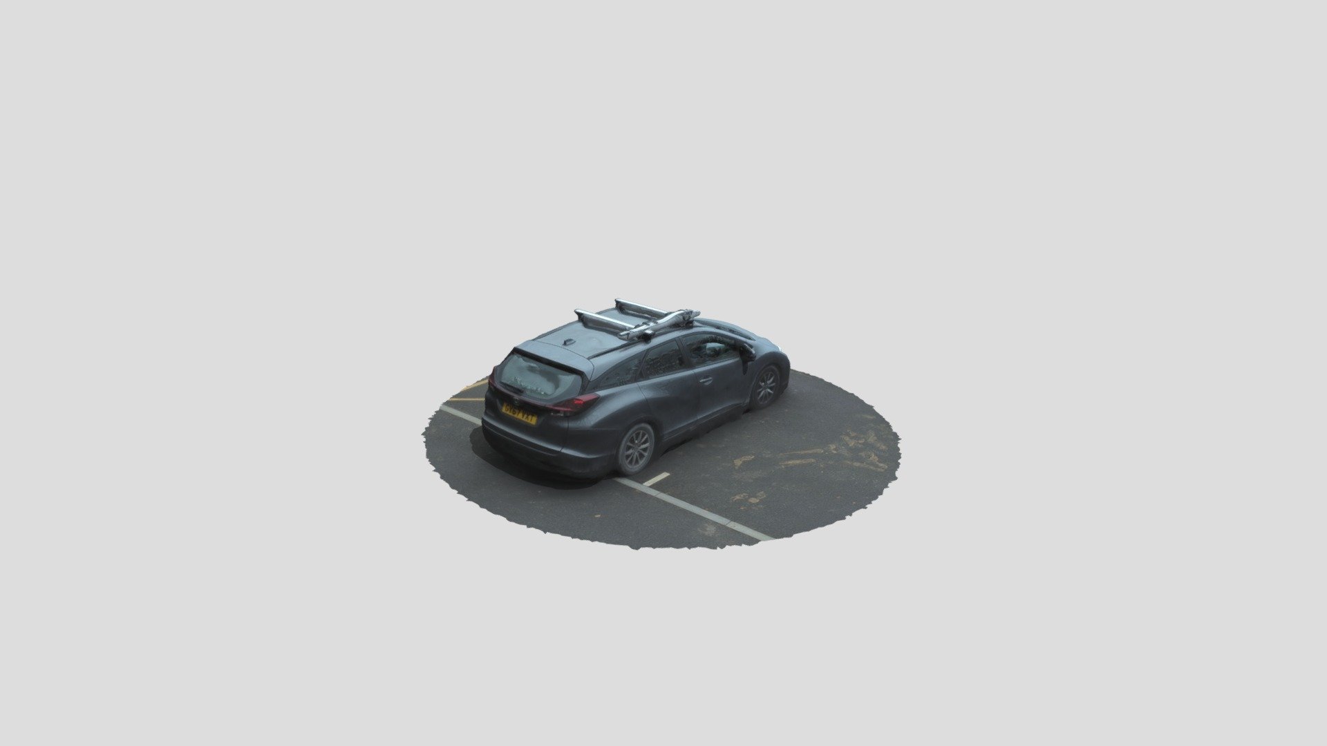 Honda Civic Estate Ortho - 3D model by bencolman78 3d model