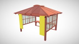 122240.-Hot Tub Enclosure Kits pavilion, hottub, foreverredwood