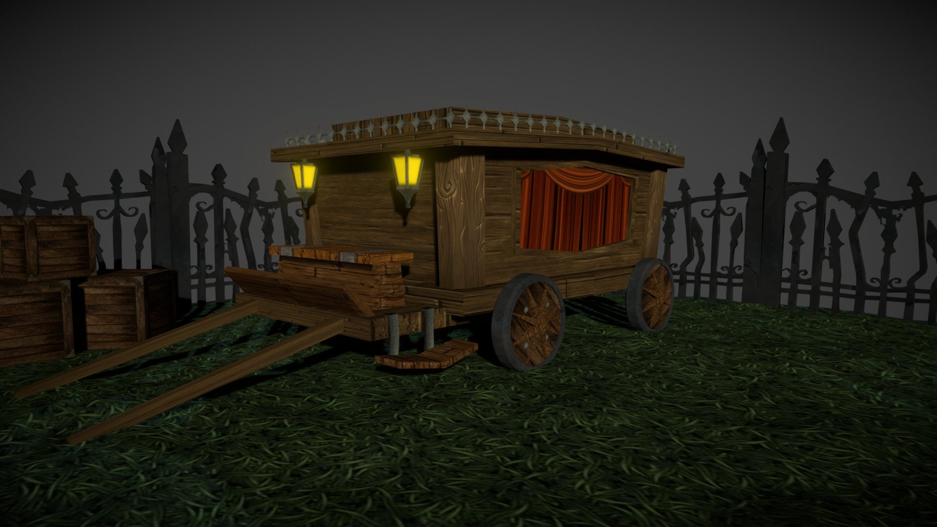 carriage - carriage - 3D model by salicio 3d model