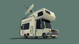 Campervan forest, camping, travel, mountains, vehicledesign, camper, campervan, roadtrip, mobile-homes, stowaway, blender, vehicle, luggage-bag