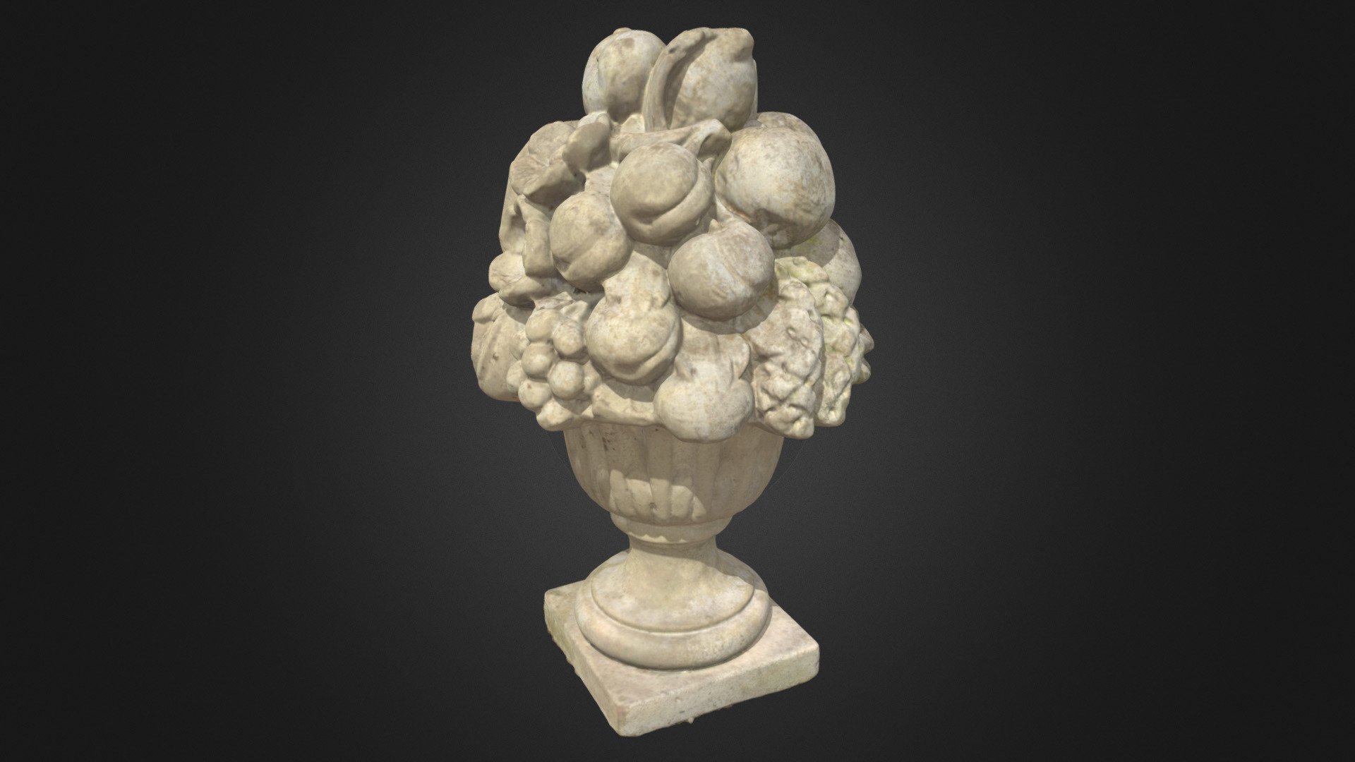 Concrete wall ornament

Vase with fruit and leaves 3d model