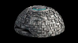 Sci-Fi Base SemiSphere Sphere Hemisphere