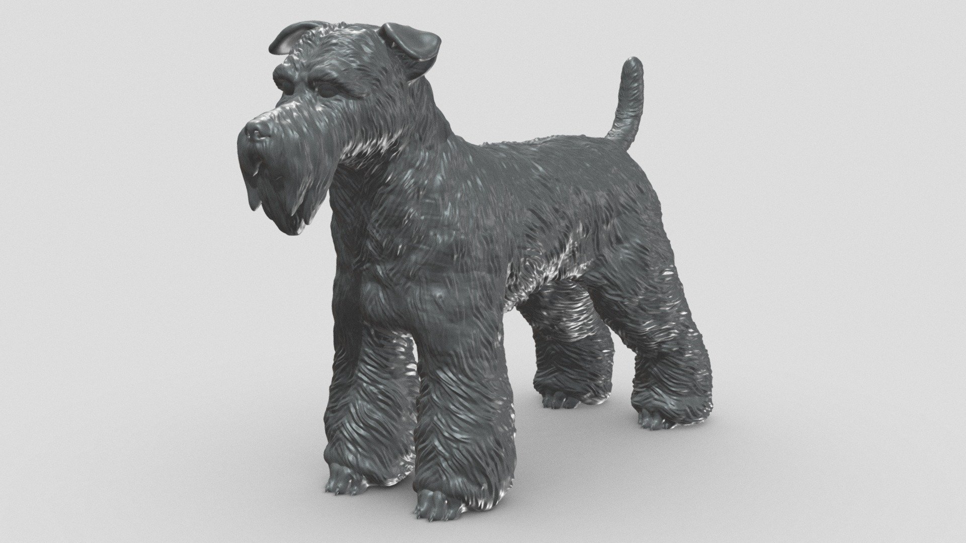 Preview shows decimated version. Extra files included .STL format.

STL file checked by Netfabb

Model height 100 mm, but you can change the size you like

It is suitable for decorating your room or desk, and of course you can give it to your loved ones

I hope you like it and thanks for the support! - schnauzer V3 3D print model - Buy Royalty Free 3D model by Peternak 3D (@peternak3d) 3d model