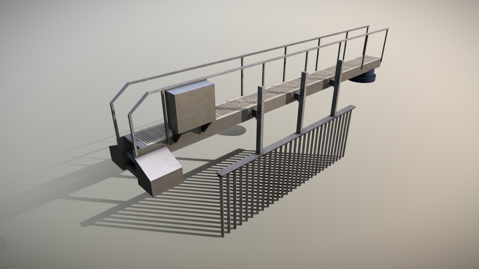 Bridge with water filter (Test) - Bridge with Water Filter (Test) - 3D model by VIS-All-3D (@VIS-All) 3d model