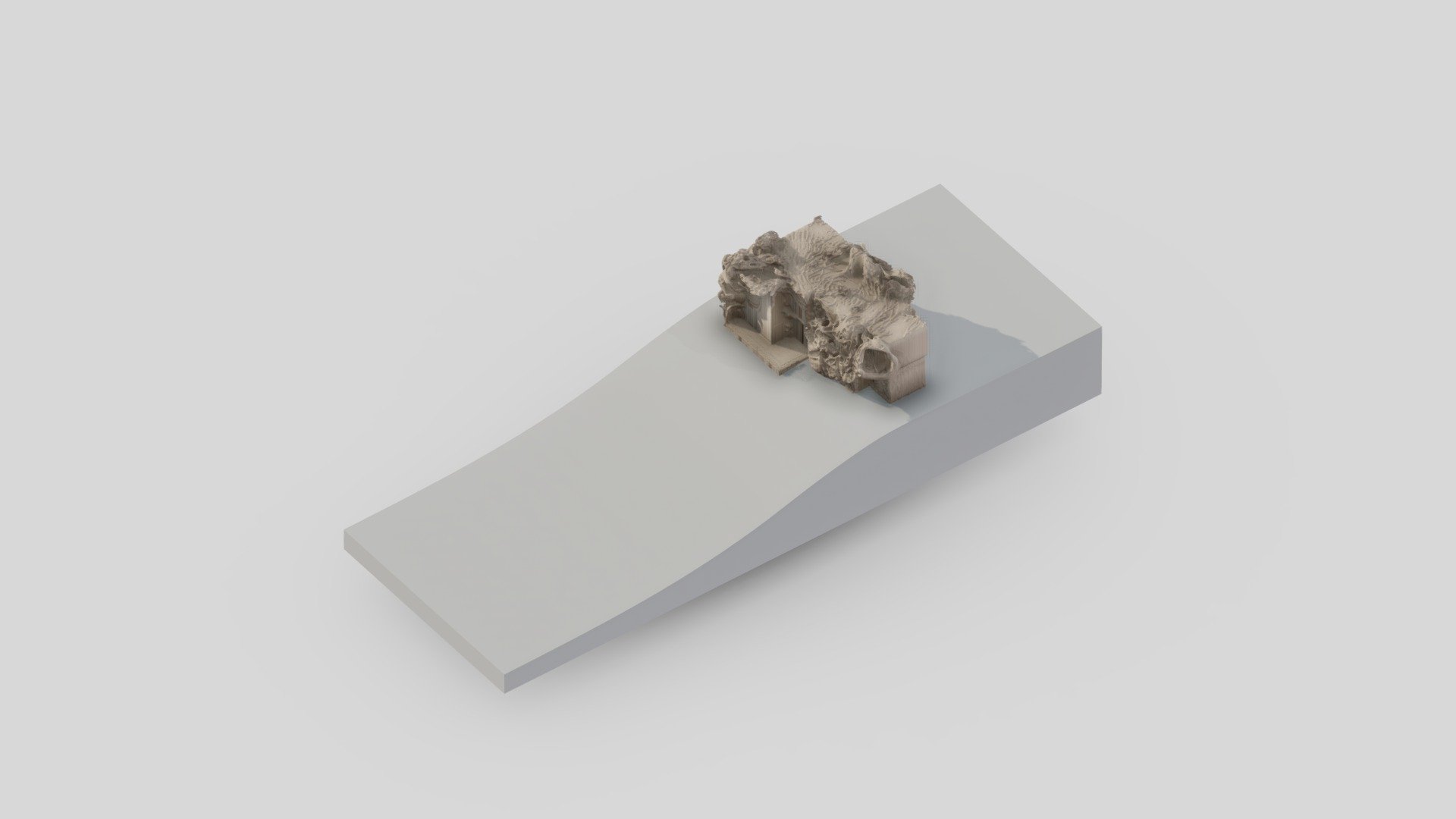 FACEBOOK · TWITTER · INSTAGRAM - Crackhaus - 3D model by turbulentarch 3d model