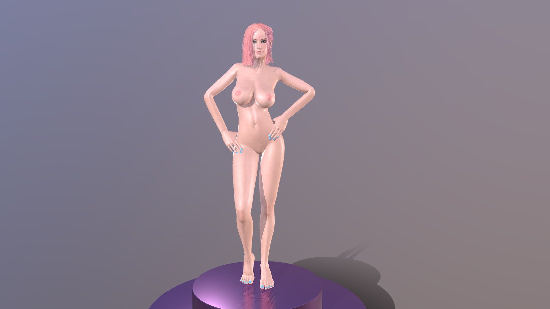 A customizable character for UE4 and Blender.

Available on Blender Market.

See video for details: https://www.youtube.com/watch?v=BoJ1530F9-Y - Tanya Nude - 3D model by radeonoff 3d model