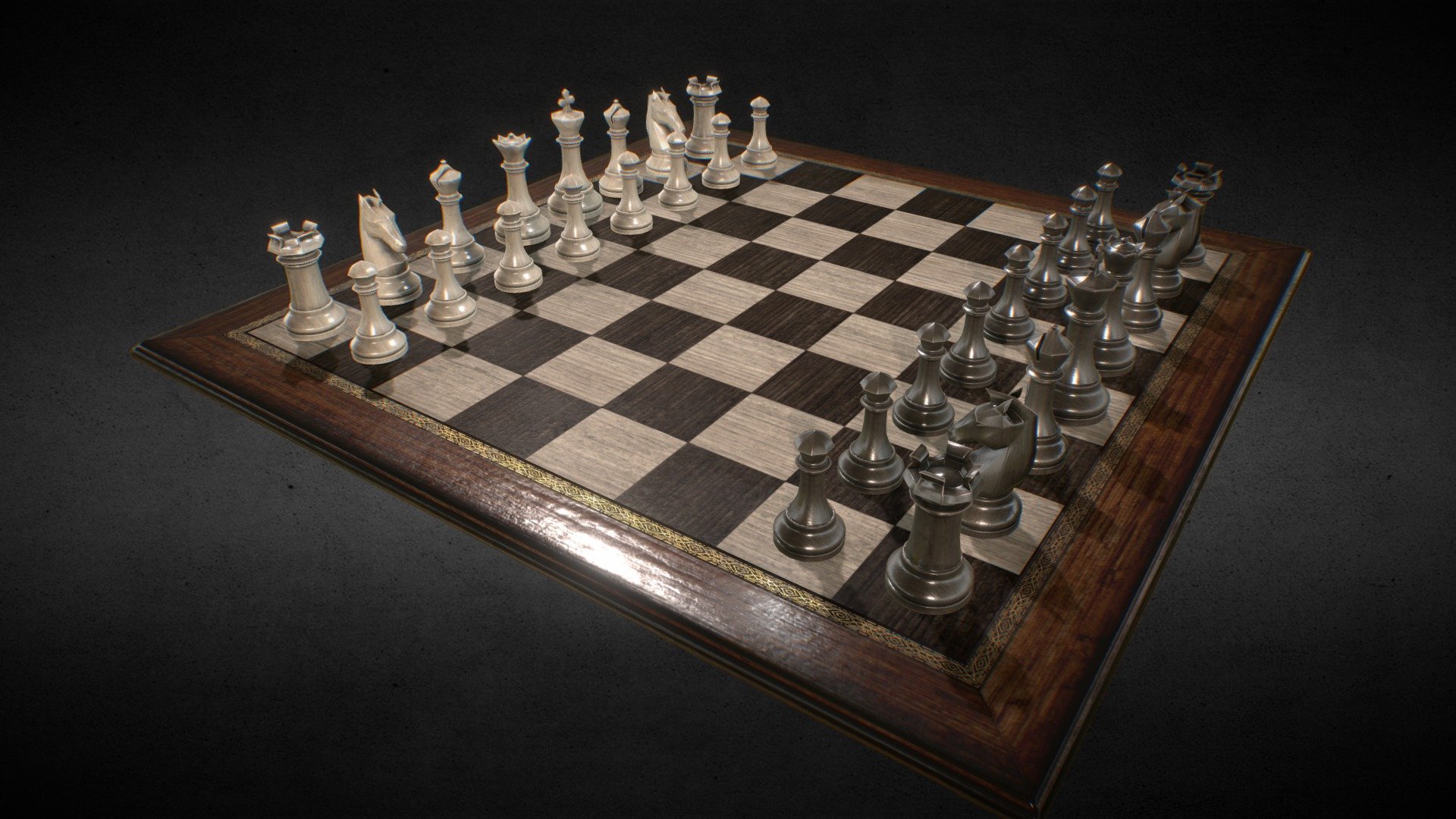 Chess - Buy Royalty Free 3D model by Gargore 3d model