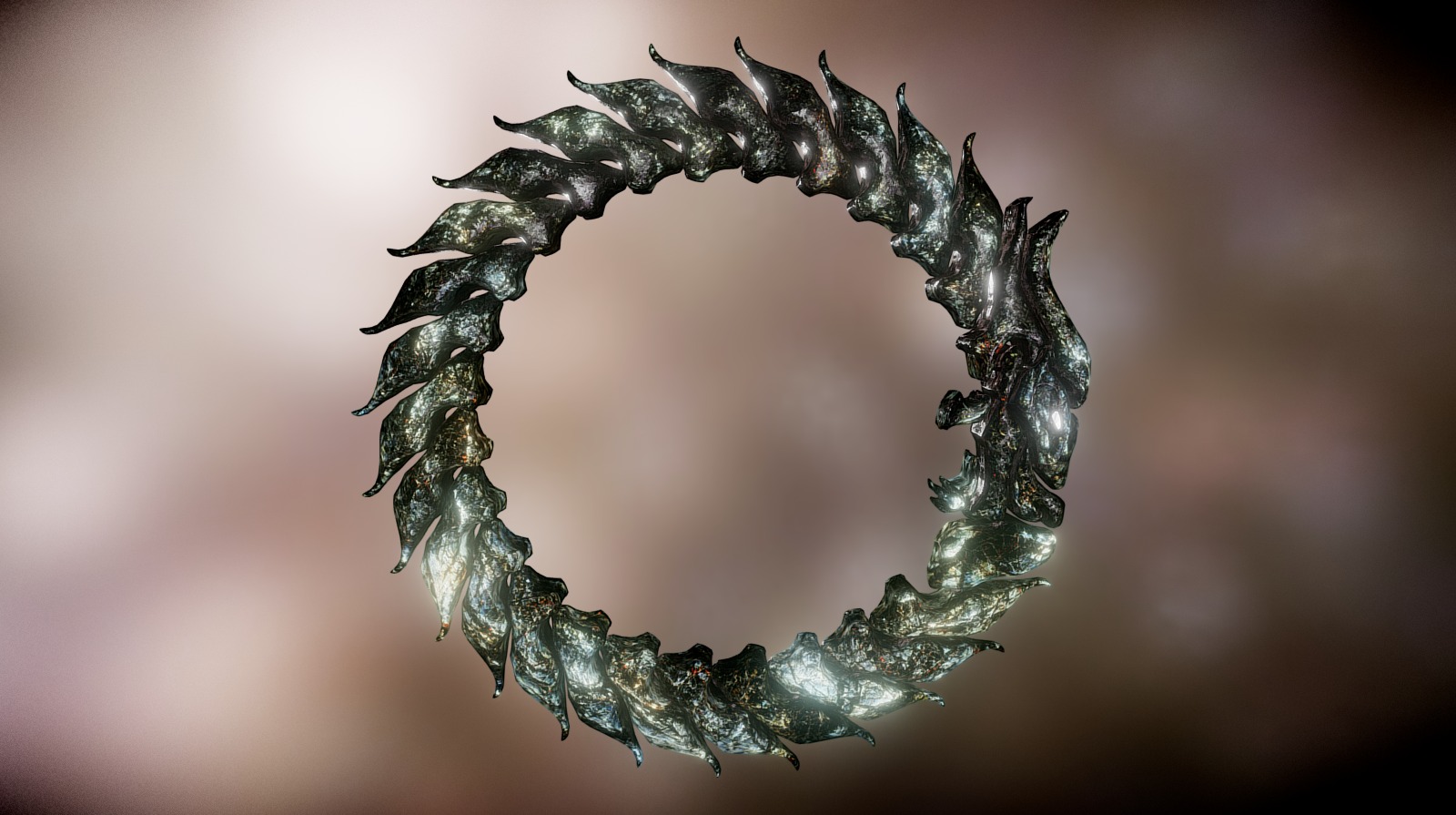 Here's the logo for our upcommig game Ouroboros! Stay tuned for more news on our site! (currently down) - Ouroboros' Logo - 3D model by madgamerstudios 3d model