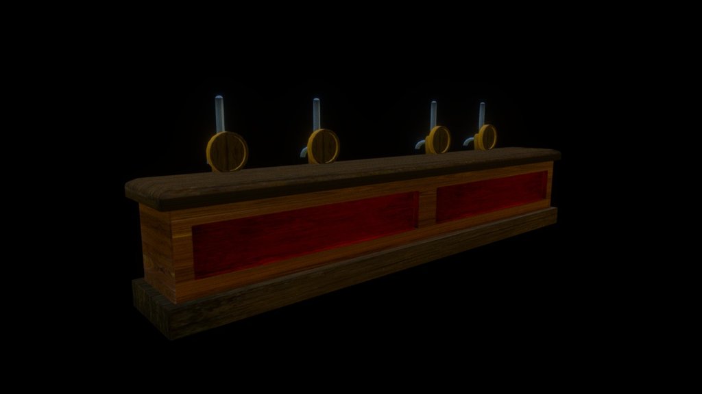 A pub Bar based on a fable theme, I modeled for a college assignment.
https://www.artstation.com/lemonaden - Bar - Download Free 3D model by lemonaden 3d model