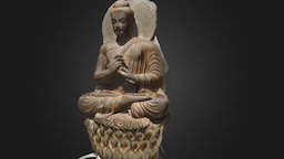 Seated Buddha scanned by Delgrande and Leak buddha, remake, museum, cultural-heritage
