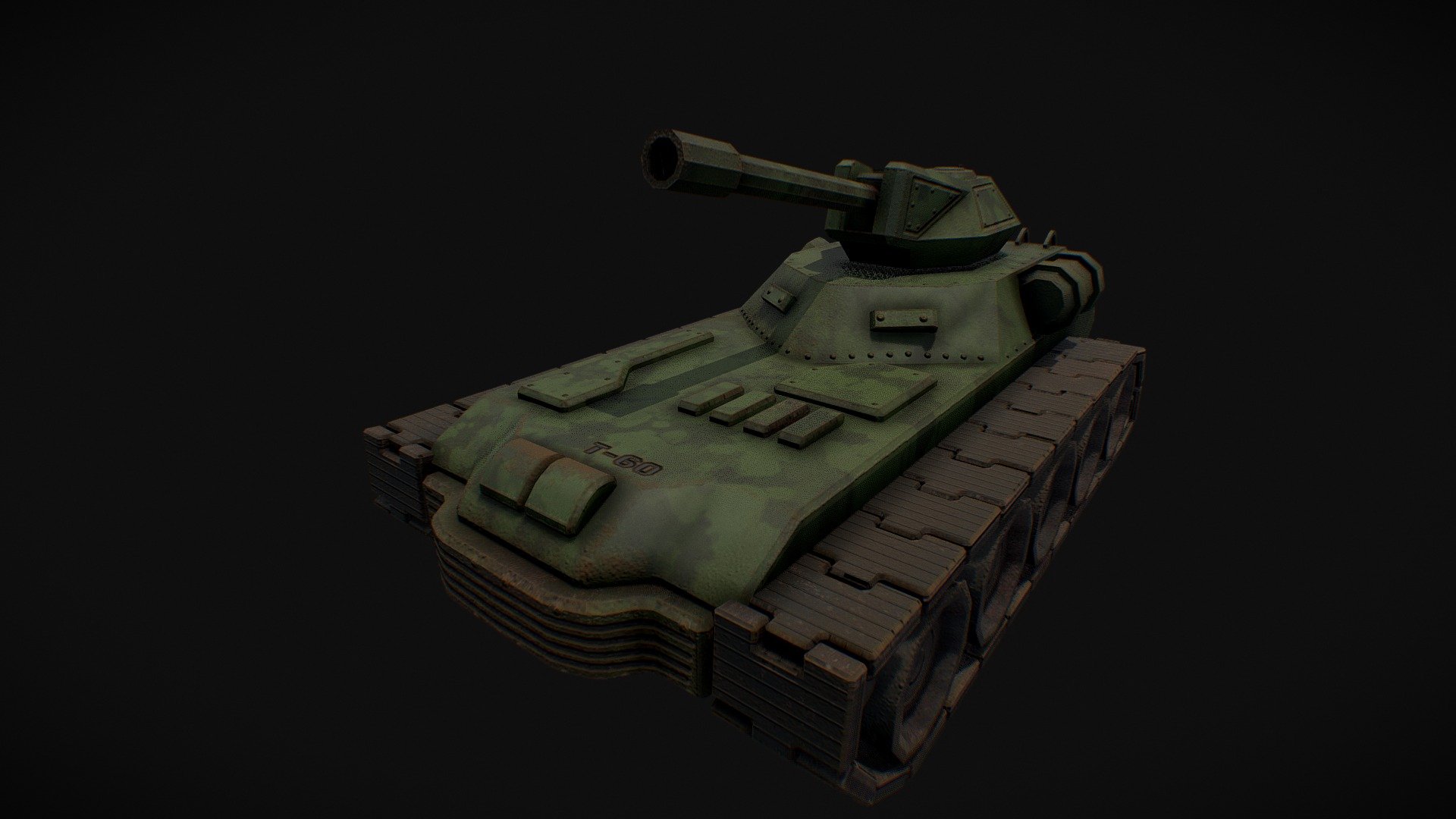 A medium wieght artillery vehicle loosely based on real world tank concepts 3d model