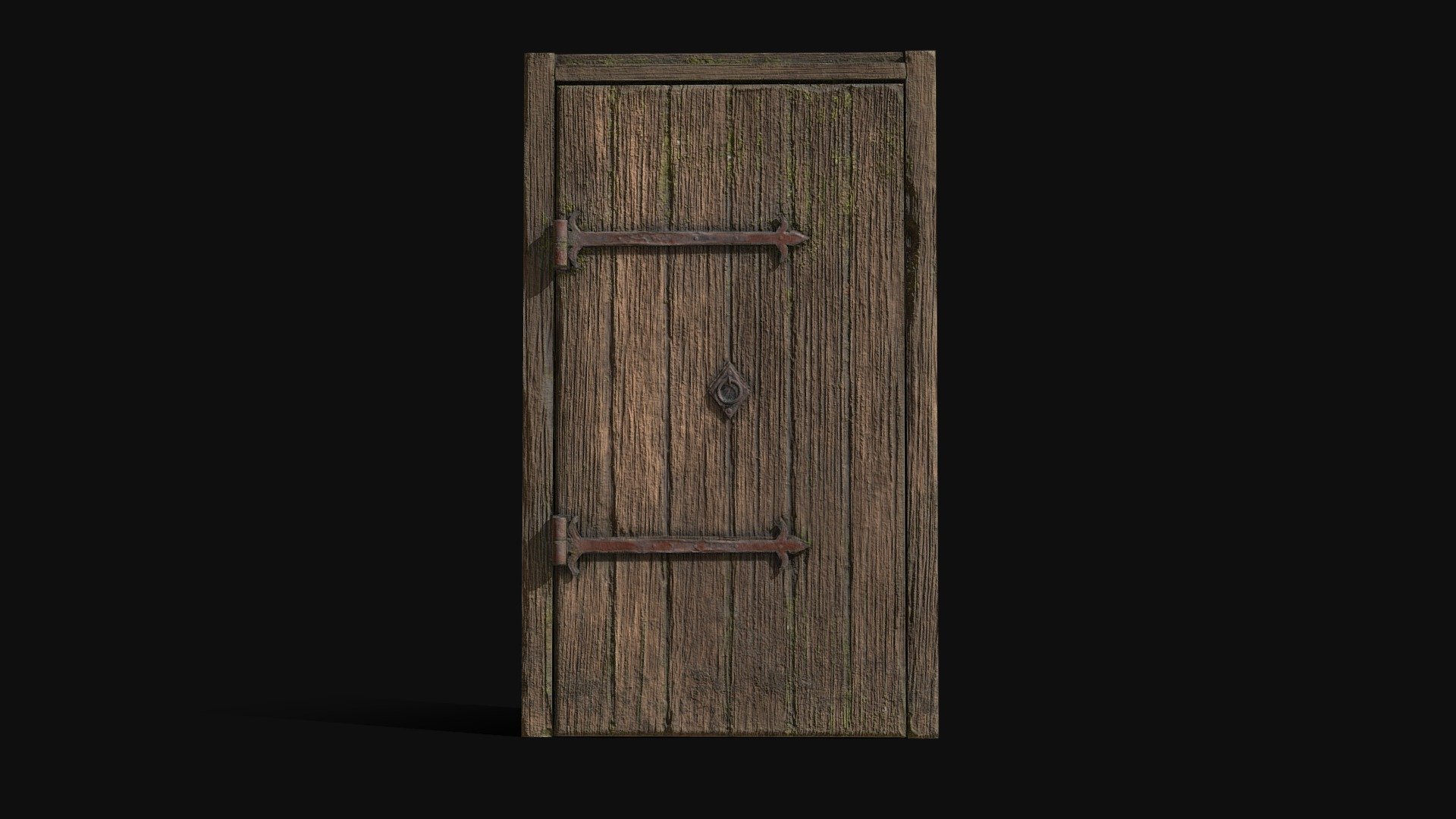 Old wooden door - Buy Royalty Free 3D model by Giora (@ChubbyPanda) 3d model