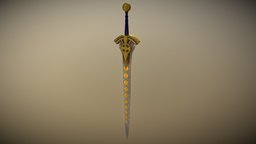 Excalibur fatestaynight, sword, fantasy, anime
