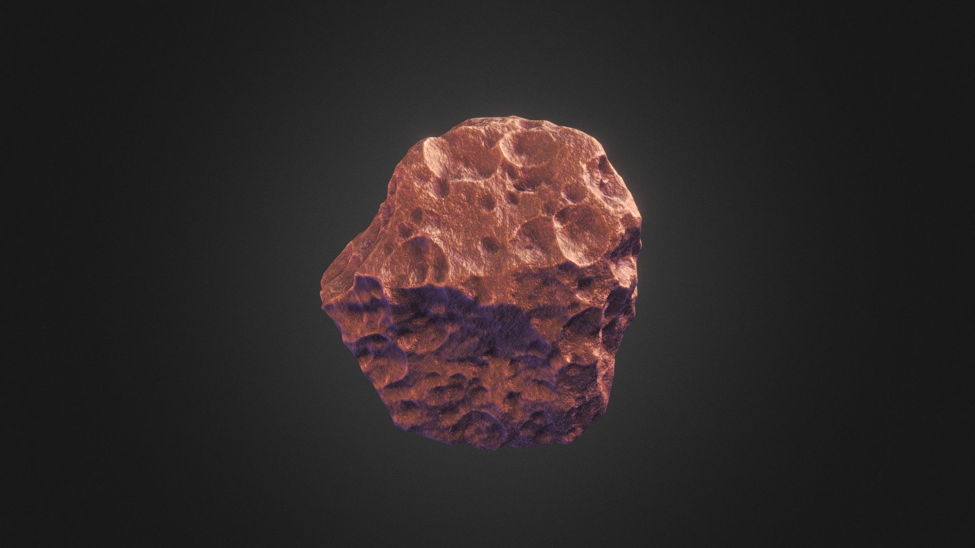 Asteroid - 3D model by Julien.Vidot 3d model