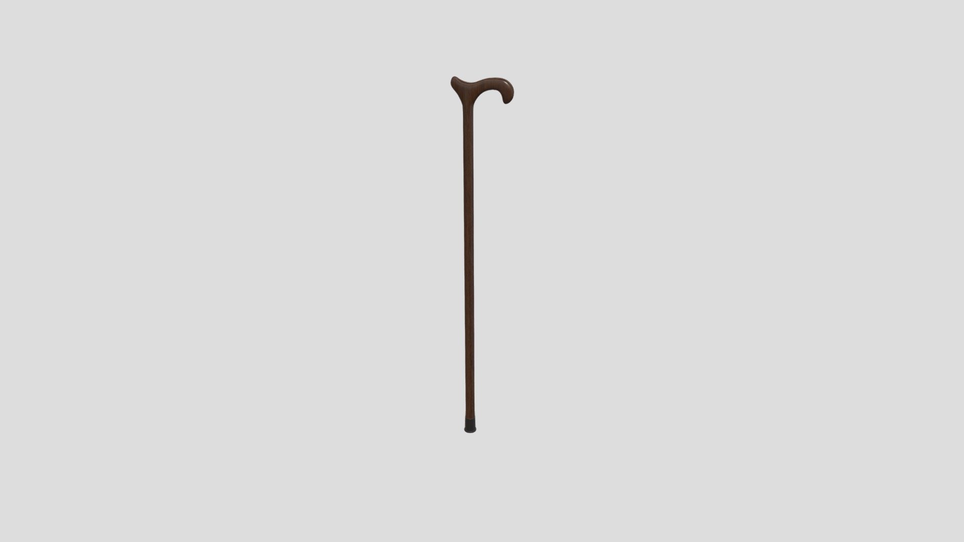 Subdivision Level: 1

Non-Mirrored.

Textures: 1024 x 1024, Two colors on texture: Dark Grey, Dark wooden.

Materials: 1 - Walking Stick

Formats: .stl .obj .fbx .dae 

Origin located on handle-center

Polygons: 13400

Vertices: 6702

I hope you enjoy the model! - Walking Stick - Buy Royalty Free 3D model by Ed+ (@EDplus) 3d model