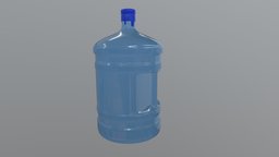 Mineral Water bottle unreal, big, realistic, water, waterbottle, unrealengine, 20l, unity, blender, gameasset, bottle