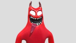 Banban Monster full rigged Garten of Banban 3 device, red, full, tongue, party, scary, eyes, clay, 3, garten, unrealengine, gamemodel-gamecharacter, character, unity, lowpoly, gameasset, monster, rigged, of, horror, gameready, fullrigged, poppyplaytime, banban, gartenofbanban, gartenofbanban2, gartenofbanban3, banban3, banbanmonster, gartenofbanban3officialtrailer, redmonster, banban3dmodel