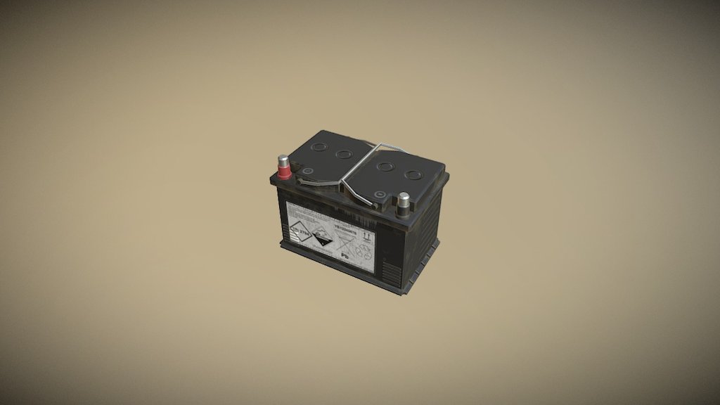 simple asset for vr game - Battery - Download Free 3D model by hoschu 3d model