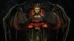 Lilith diablo, demon, blizzard, figurine, 3dscanning, collectible, statue, sanctuary, lilith, arago, game-character, rigsters, realitycapture, photogrammetry, gamecharacter, sketchfab, diablo4
