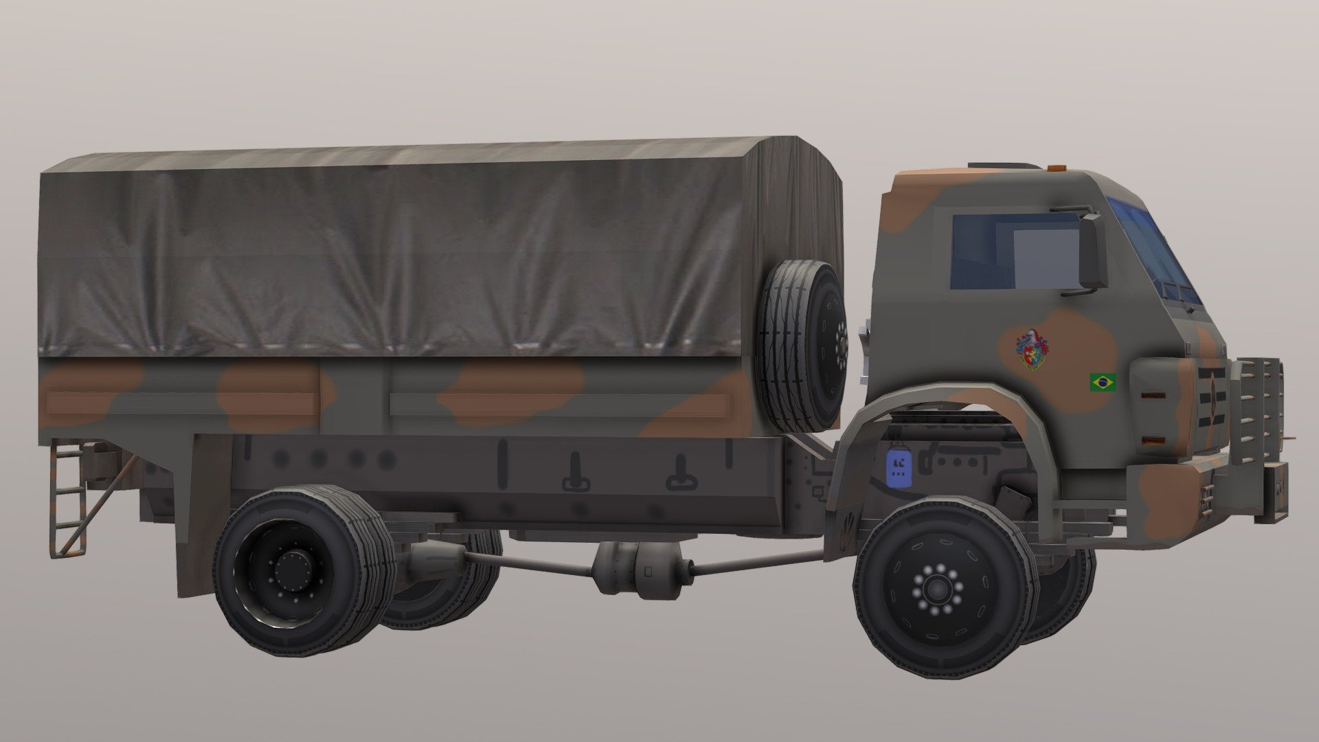 VW worker 4X4 Truck 

Brazilian Army - VW worker 4X4 EB - Buy Royalty Free 3D model by Simaoelis (@ESPF) 3d model