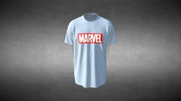Loose Fit Marvel Print Tee Design tshirt, marvel, fashion, muscle, new, tee, classic, printed, teedesign, teeclothing, printedtee
