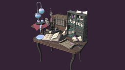 Alchemy Table alchemy, alchemyroom, substancepainter, substance, maya, alchemybook