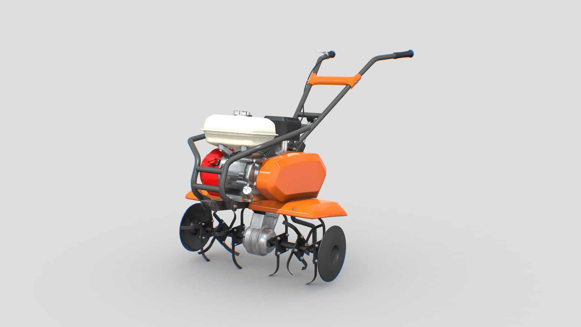 Power Tiller 3D Model by ChakkitPP.




This model was developed in Blender 2.90.1

Unwrapped Non-overlapping and UV Mapping

Beveled Smooth Edges, No Subdivision modifier.


No Plugins used.




High Quality 3D Model.



High Resolution Textures.

Polygons 81802 / Vertices 83439

Textures Detail :




2K PBR textures : Base Color / Height / Metallic / Normal / Roughness / AO

File Includes : 




fbx, obj / mtl, stl, blend
 - Power Tiller - Buy Royalty Free 3D model by ChakkitPP 3d model