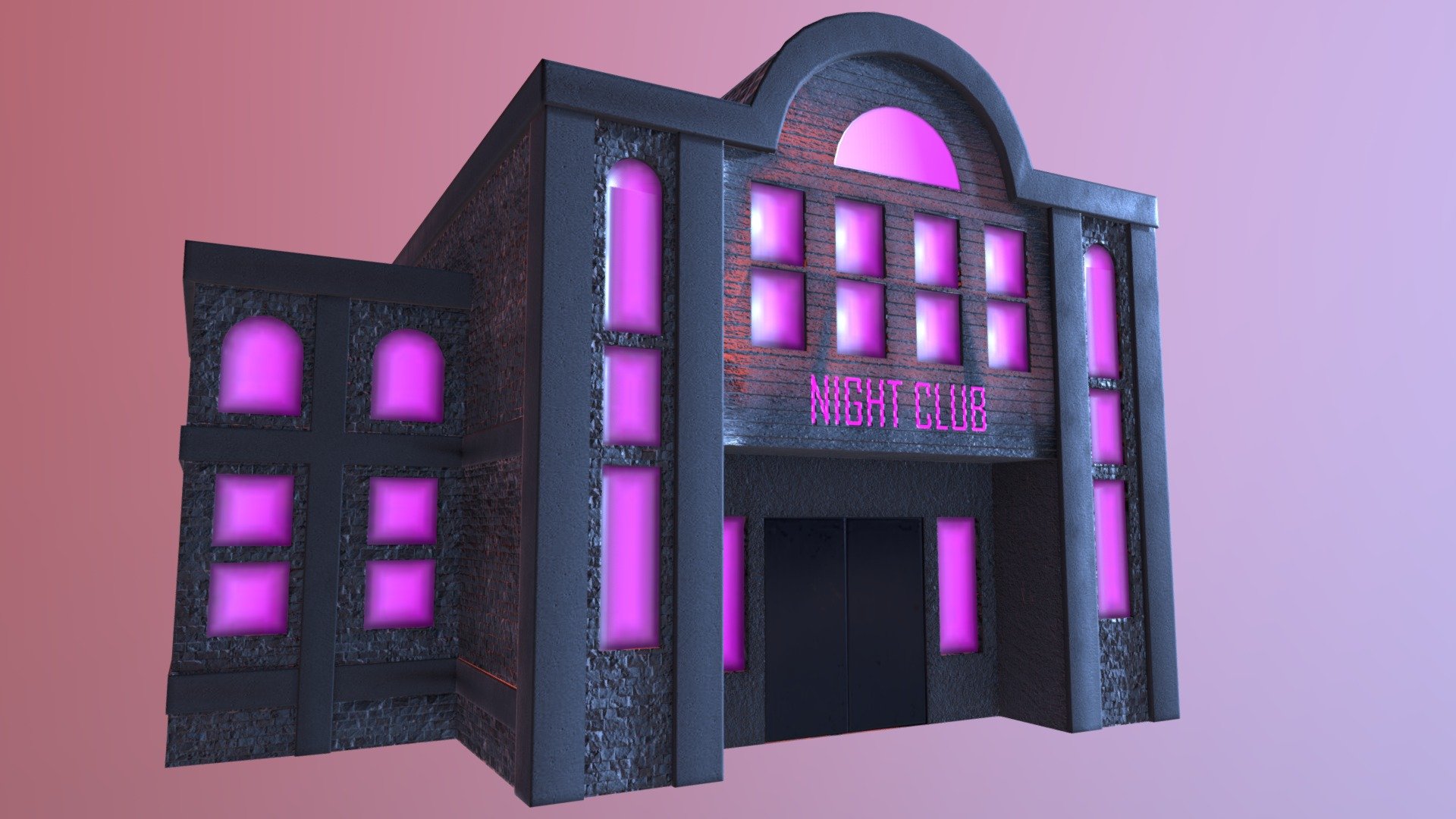 Night club - 3D model by PROMEIISTER 3d model