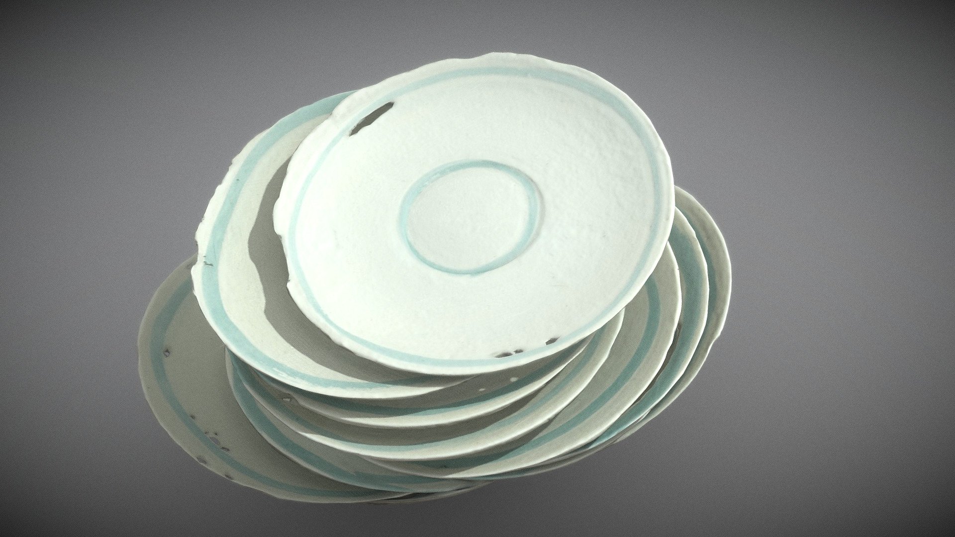 Plates Art Sculpture test scan shot with Raphael Chipault. Dslr scan.
Low Poly model 4K textures 3d model