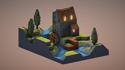 Low Poly Mill