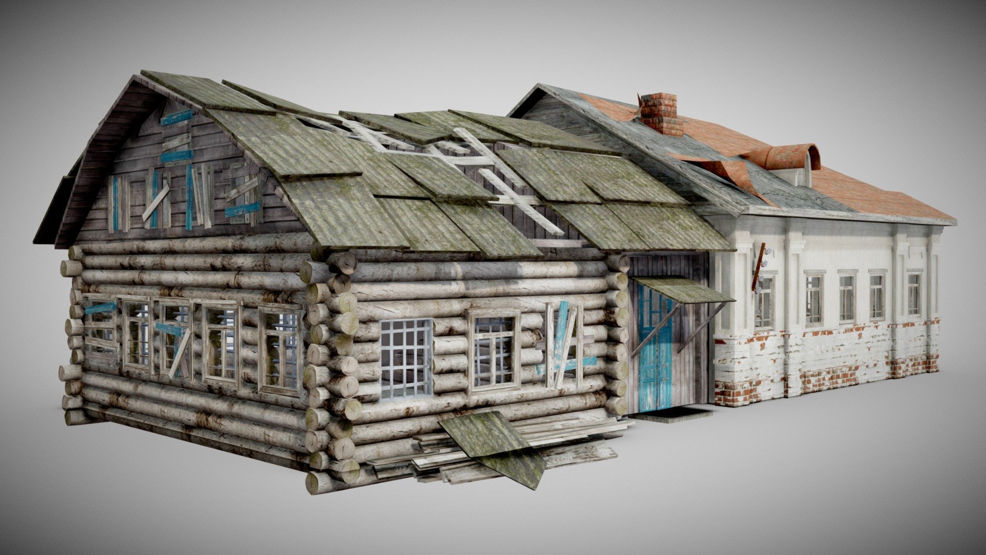 Country House A as1 - Buy Royalty Free 3D model by flawlessnormals 3d model