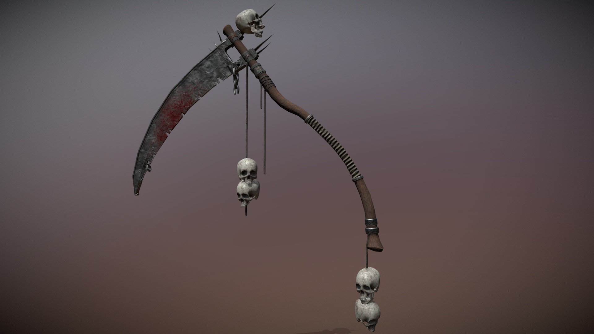 Model in maya
High Poly in Zbrush
Texture in Substance Painter - The Dark Scythe - 3D model by Math.Fry (@M.Frydman) 3d model