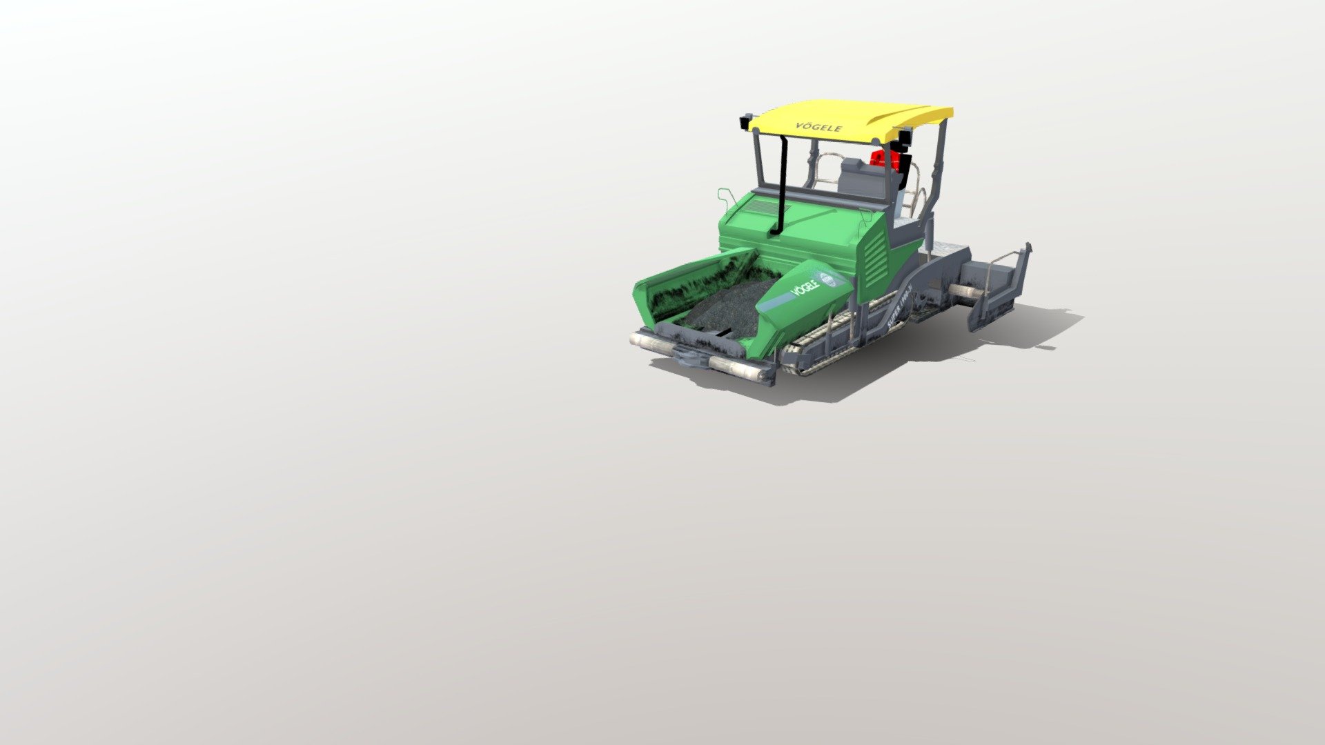 Hey !

This low-poly, animated asset is based on the real paving machine &ldquo;Vögele Super 1900-3i