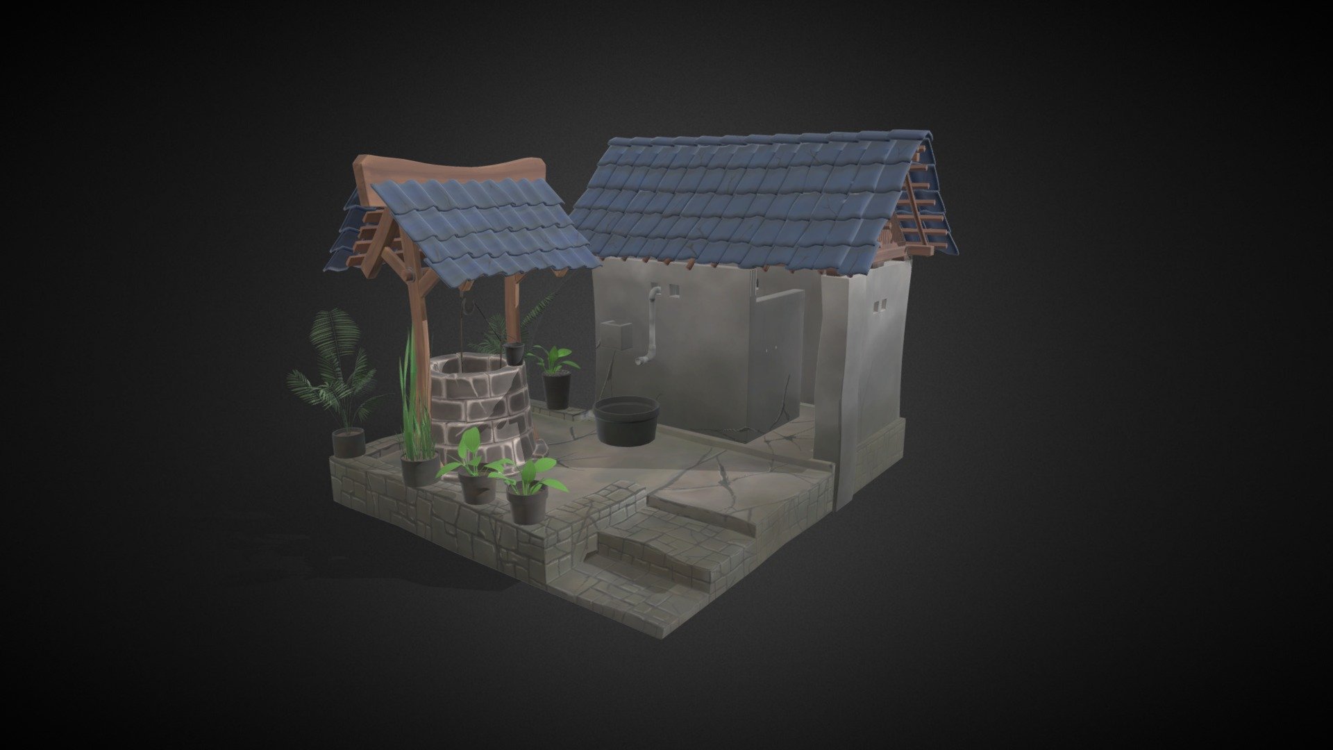 Javanese bathrooms take references from buildings in the real world. 
Use blender software and take a stylized style by coloring all 3d models in blender.

follow my Artstation Account https://kyyy_ndr.artstation.com/
follow my sktechfab Account sketchfab.com/luckyardrianto27
follow my instagram artwork  https://www.instagram.com/laart851/ - Javanese bathroom - 3D model by Kyyy_24 (@luckyardrianto27) 3d model