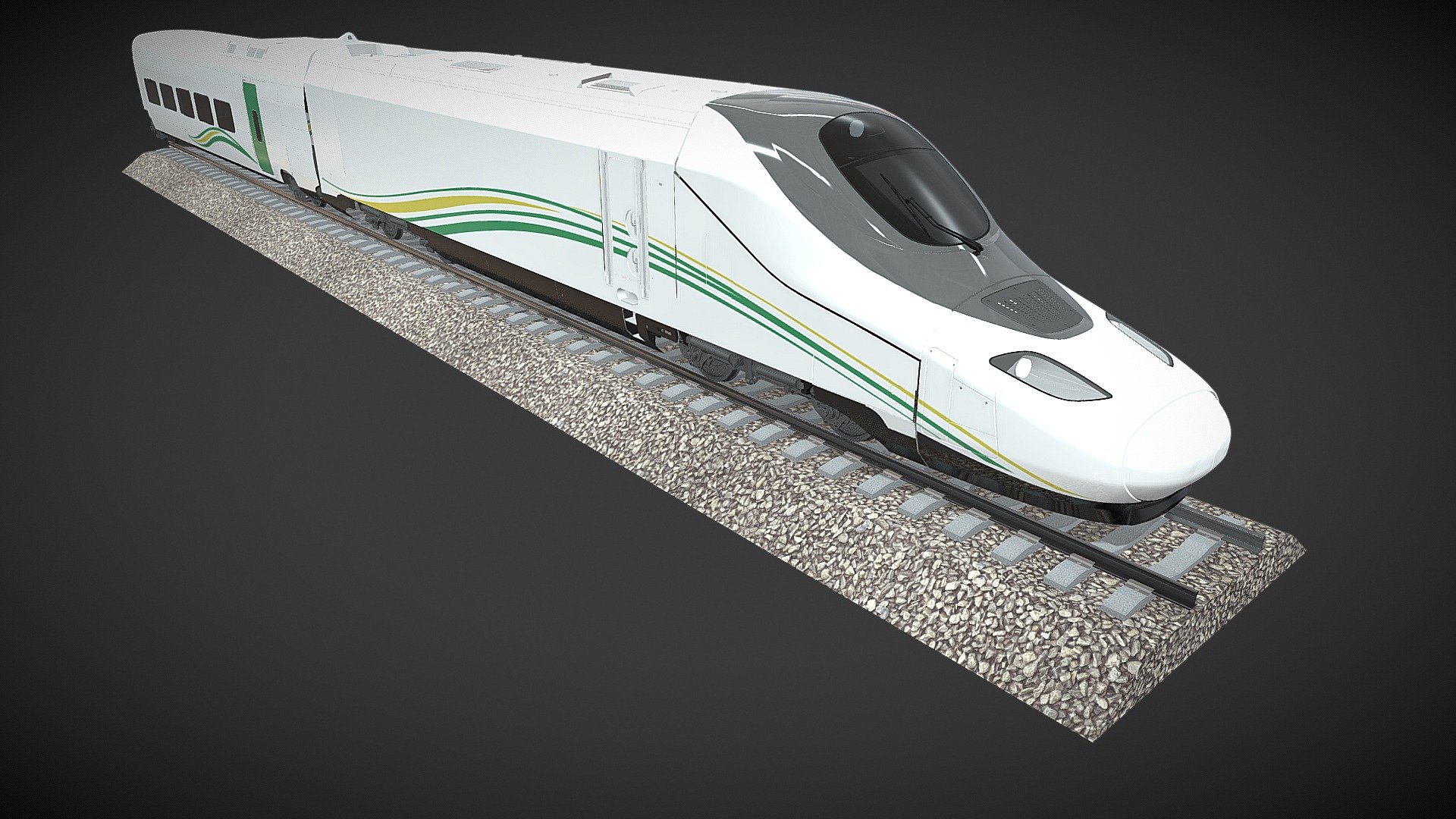 Talgo Very High-Speed Trains - 3D model by talgo 3d model