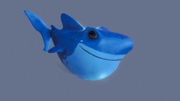 Shark Animation shark, predator, ocean, substancepainter, substance, blender, animation, sea